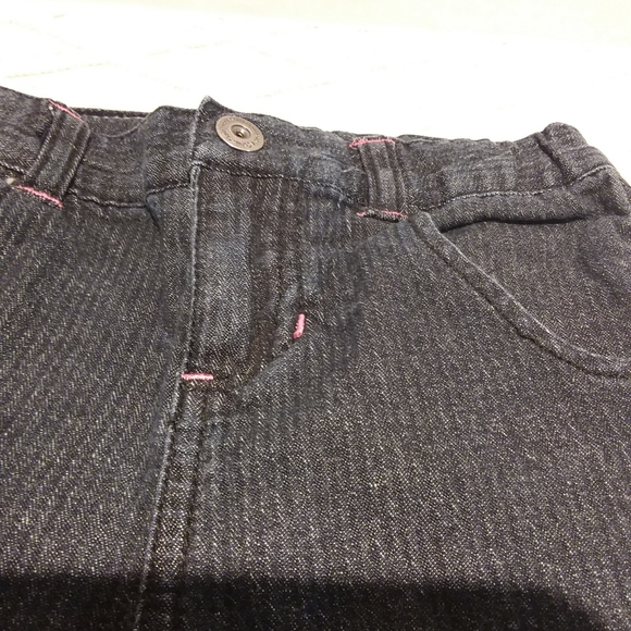 Calvin Klein pinstripe jeans with flowers - Picture 5 of 9